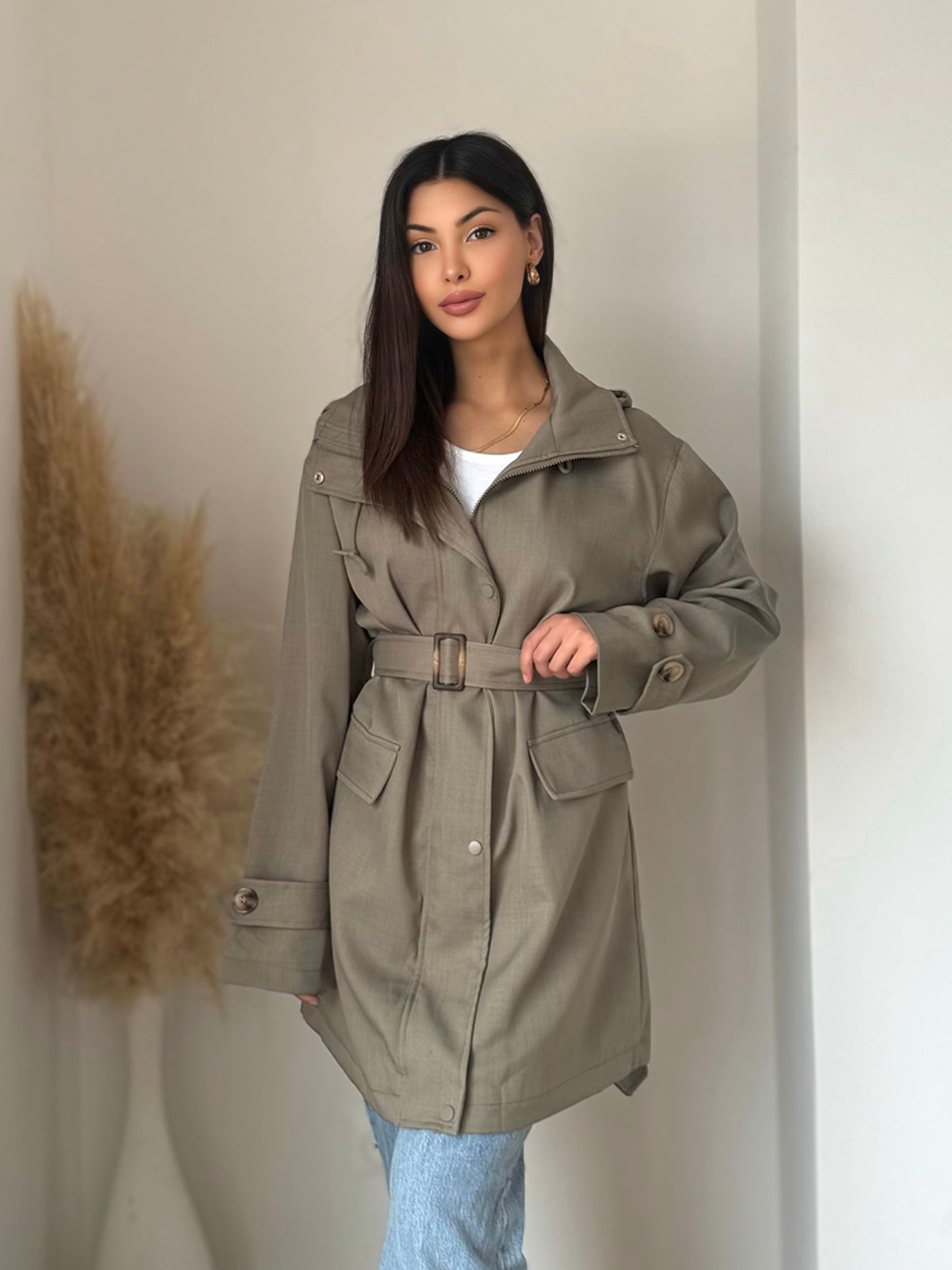 Trench parkas